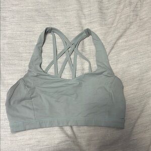Gray Strappy Sports Bra - Size 8